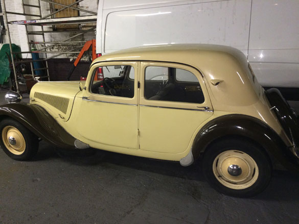 Citroen Traction In For Repair At 1st Class Garage